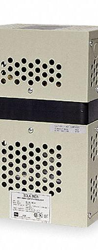 SOLAHD Power Conditioner: Single Phase, 1 kVA Power Rating - Apparent, 1,000 W Output Watts, 8.3 A (MPN 23232108). Key specifications — Phase: Single; Input Voltage: 120/208/240/480V AC; Maximum Current: 8.3 A; Output Voltage: 120/240V AC; Wiring: Hardwired; Plug Configuration: Hardwired; Brand: SOLAHD.