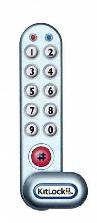 CODELOCKS Electronic Keyless Lock: Powder Coated, Cam Latch, 1 5/16 in Body Ht, 5 3/8 in Body Wd (MPN KL1006KIT-SG). Key specifications — Finish: Powder Coated; Latch Type: Cam Latch; Brand: CODELOCKS; Manufacturer Part Number: KL1006KIT-SG.