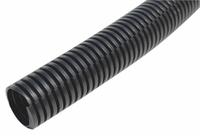 DROSSBACH Corrugated Loom Tubing: 3/4 in Nominal Size, 550 ft Overall Lg, Polyethylene, Black (MPN 034PEBSX0000XZS). Key specifications — Chemical Resistant: Yes; Item [MERCH]: Corrugated Loom Tubing; Inside Diameter: 0.71 in to 0.76 in; Outdoor Use: Yes; Outside Diameter: 0.95 in to 0.99 in; Self Extinguishing: No; Tubing Material: Polyethylene; Wall Thickness: 0.01 in to 0.12 in.