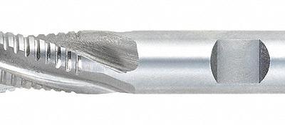 OSG Roughing End Mill: Cobalt, 6 Flute, 1-1/4" Mill Dia, 2" LOC, 4-1/2" OAL - General Purpose Cobalt Roughing End Mills