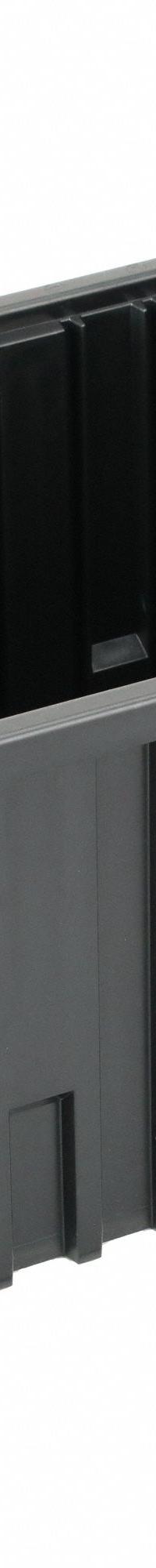 QUANTUM STORAGE SYSTEMS Divider Box: 0.59 cu ft, 16 1/2 in x 10 7/8 in x 8 in, Lid Not Included (MPN DG92080CO). Key specifications — Includes Dividers: Dividers Not Included; Includes Lid: Lid Not Included; Material: Plastic; Color: Black; Brand: QUANTUM STORAGE SYSTEMS.