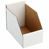 PACKAGING CORPORATION OF AMERICA Corrugated Shelf Bin: 11 in Overall Lg, 6 1/4 in x 8 1/2 in, White (MPN 1W956). Key specifications — Brand: PACKAGING CORPORATION OF AMERICA; % Recycled Content: 30-45%; Manufacturer Part Number: 1W956; Includes Dividers: Dividers Not Included; Electrostatic Discharge: Not Electrostatic Discharge Conductive.