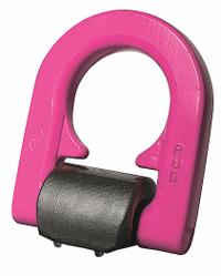 RUD CHAIN Hoist Ring: Pivot, Weld-On, 5,500 lb Working Load Limit, Steel, 180° Pivot Angle, Pink (MPN 7994830). Key specifications — Brand: RUD CHAIN; Operation: Lifting.