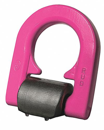 RUD CHAIN Hoist Ring: Pivot, Weld-On, 5,500 lb Working Load Limit, Steel, 180° Pivot Angle - Pivot & Rotate Weld-On Hoist Rings