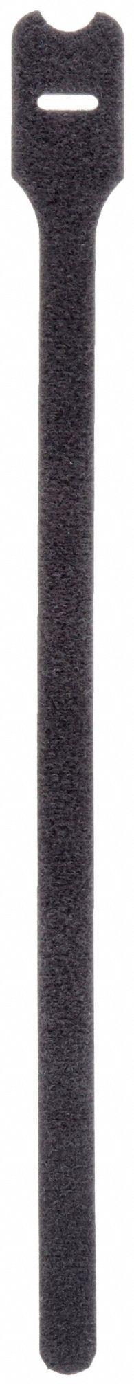 PANDUIT Hook-and-Loop Cable Tie: 12 in Lg, 3.18 in, 0.5 in Wd, Nylon/Polyethylene, Black, 10 PK (MPN HLT3I-X0). Key specifications — Max. Bundle Dia.: 3.18 in; Material: Nylon; Color: Black; Brand: PANDUIT.