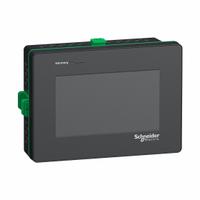 SCHNEIDER ELECTRIC Touch Panel: TFT Color LCD, 4 in Display Screen Size, 24V DC, Resistive (MPN HMISTM6200). Key specifications — attr1075166: Uni-Telway; attr1075199: 24V DC.