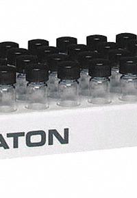 Tube Rack: 3 3/4 in Overall Wd, 1 1/8 in Overall Ht, 10 1/2 in Overall Lg, Polypropylene, White (MPN 868804). Key specifications — Material: Polypropylene; Color: White; Product Type: Vial Rack; Total Holding Capacity: (48) Positions; Brand: WHEATON.