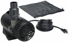 Waterfall Pump: 17/64 hp, 120V AC, Plastic housing, 18 ft Max Head (MPN 52353). Key specifications — Pump Type: Waterfall Pump; Brand: POND BOSS; Manufacturer Part Number: 52353; Nameplate Voltage: 120V AC; Discharge Connection: 1-1/2 in Barbed.