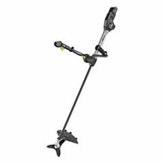 EGO Battery-Powered Brush Cutter: Battery Platform: POWER+, 12 in Cutting Wd, 62-1/5 in Shaft Lg (MPN BCX4500). Key specifications — Brand: EGO; Cutting Width: 12 in; Shaft Length: 62-1/5 in; Shaft Type: Straight; Interchangeable Head: Yes.