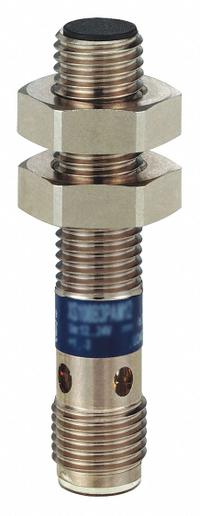 TELEMECANIQUE SENSORS Inductive Cylindrical Proximity Sensor: Built-in Connector, Shielded, 3 Wires (MPN XS108B3NAM8). Key specifications — Brand: TELEMECANIQUE SENSORS; AC Supply Voltage Rating: Not Rated; DC Supply Voltage Rating: 12-24V DC.