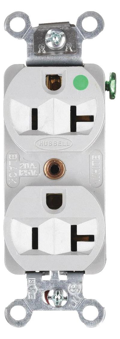 HUBBELL Receptacle: Hospital Grade Fed - General Purpose Receptacles