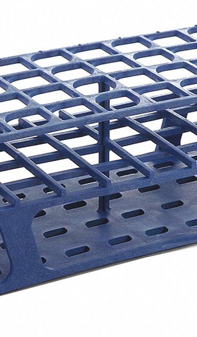 HEATHROW SCIENTIFIC Tube Rack: 3 3/8 in Overall Wd - Lab Storage Racks