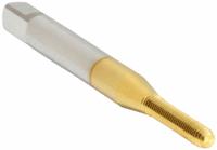 OSG Thread Forming Tap: M2.5x0.45 Metric, D5 / 6H, Modified Bottoming Chamfer, TiN Coated Cobalt (MPN 1410101105)