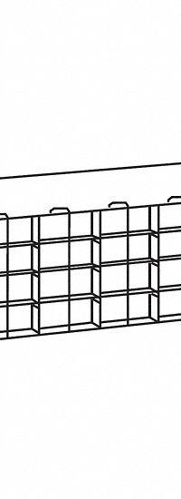 Upright Freezer Rack: 25 7/8 in Overall Lg, 5 3/4 in Overall Wd, Stainless Steel, Handles (MPN 0440232). Key specifications — Includes: Handles; Material: Stainless Steel; Product Type: Upright Freezer Rack; Brand: COLE-PARMER.