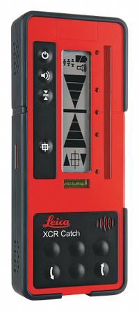 LEICA LINO Catch Receiver: Includes Batteries, Red, AA, Red, 6 3/4 in Overall Ht, 53VU69, Plastic (MPN 842018). Key specifications — attr935972: LEICA LINO; attr937994: AA; attr940214: Red; attr940215: Red; attr940216: 53VU69; attr940217: 784438; attr940223: Plastic; attr981186: Yes.