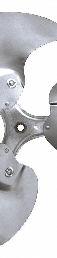 REVCOR Replacement Propeller: 26 in Propeller Dia., 1/2 in Bore Dia., 28° Pitch, 3 Blades, Aluminum (MPN ZS2603-28 L)
