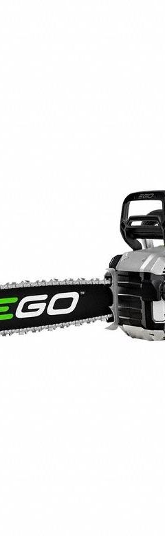 EGO Chainsaw: 20 in Bar Lg, Top Handle, Auto Chain Oiler, 56 V, 60 cc, Battery-Powered (MPN CSX5000). Key specifications — Brand: EGO.