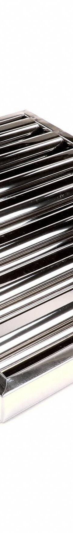 CAPTIVE-AIRE Range Hood Filter: 20 in x 25 in, Baffle (MPN HRSS2025). Key specifications — Brand: CAPTIVE-AIRE; Frame or Header Material: Stainless Steel; Air Filter Construction: Baffle; Air Filter Item: Range Hood Filter.