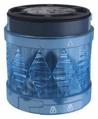 SCHNEIDER ELECTRIC Tower Light Module: Flashing, 24V AC/24V DC, Blue, 60 mm Overall Dia, XVU, XVUC46. Key specifications — Brand: SCHNEIDER; Compatible with Series: XVU; Lens Color: Blue; Operating Voltage: 24V DC; Manufacturer Part Number: XVUC46.