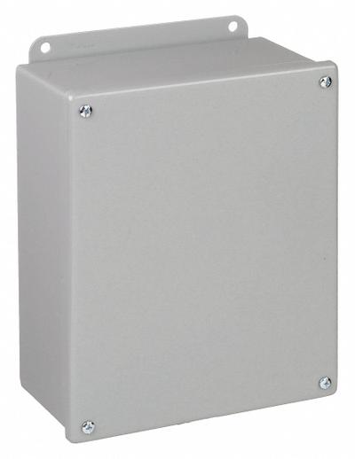 HOFFMAN Enclosure: Steel, 16 in x 14 in x 6 in, NEMA 12/13, Solid Cover - Steel Dust-Tight Enclosures