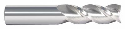 APPROVED VENDOR Square End Mill: Carbide, 3 Flute, 1/2" Mill Dia, 3-1/8" LOC, 6" OAL (MPN 273-503125) - Carbide Square End Mills for Aluminum