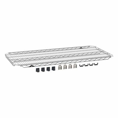 METRO EZ-Add Wire Shelf,Silver,Steel (MPN EZA-2448NC) - Wire Shelves for Dry Use