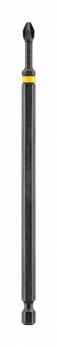 DEWALT Power Bit: Power Bit, PH1 Bit Industry Size, #1 Bit Size, Std, 6 in Overall Lg, Hex, 50 PK (MPN DWA6PH1IRB). Key specifications — attr1119695: DEWALT; attr1119703: S2 Steel; attr1119710: Standard; attr1119708: Hex; attr1202404: #1.