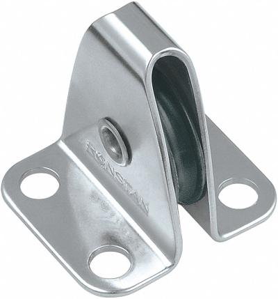RONSTAN Pulley Block: Lead Pulley Block, Mounted, Upright Mount, 350 lb Working Load Limit - Upright-Mount Pulley Blocks
