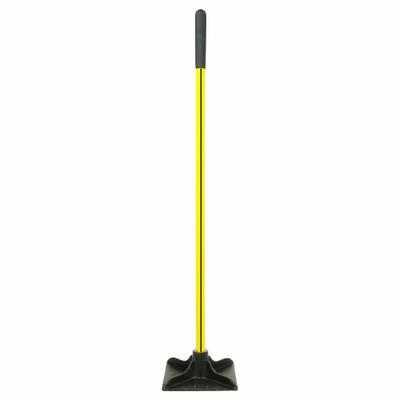 NUPLA Dirt Tamper: Steel Blade, 10 in Wd, 10 in Blade, Fiberglass Handle, 48 in Lg - Hand Tampers