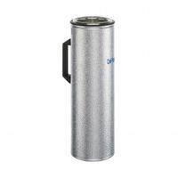 COLE-PARMER Cryogenic Dewar: 2.5 L Capacity, 5 1/2 in Overall Dia, 13 5/8 in Overall Ht, Aluminum (MPN 0377080). Key specifications — Brand: COLE-PARMER; Material: Aluminum.