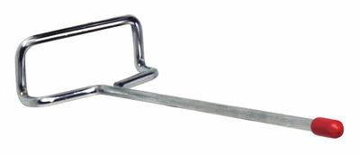 QUANTUM STORAGE SYSTEMS 9" Single Rod: Single Rod, 9 in Overall Lg, 15 lb Load Capacity - Hooks for Louvered Panels & Racks