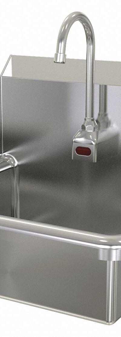 SANI-LAV Hands-Free Sink: 1 Stations - One-Station Wall-Mounted Hand Sinks with Faucets