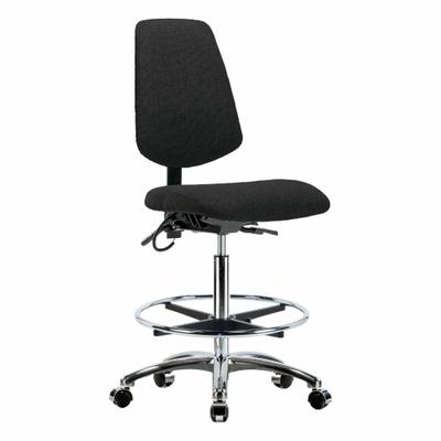 APPROVED VENDOR Task Chair: Fabric, Armless, Ht Range 26 1/4 in to 36 in, 18 1/2 in Seat Wd - Fabric ESD Chairs