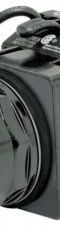 SIEMENS Illuminated Push Button: Illuminated, Extended Profile, Non-Metallic, 30 mm, 1NO (MPN 52BT6D2K). Key specifications — Brand: SIEMENS; Action: Maintained/Momentary; Series: Class 52; Terminal Connection: Pressure Plate; Push Button Material Type: Non-Metallic.