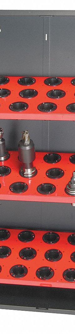 HUOT CNC Wall Tree Locker: For HSK63A Taper, 54 Compartments (MPN 55771). Key specifications — attr1032809: HUOT; attr1036347: 55771.