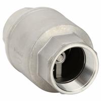 BONOMI Check Valve: Swing, Inline Valve Body, 2 in Pipe Size, FNPT x FNPT, 316 Stainless Steel, NPT (MPN S800-2"). Key specifications — Brand: BONOMI.