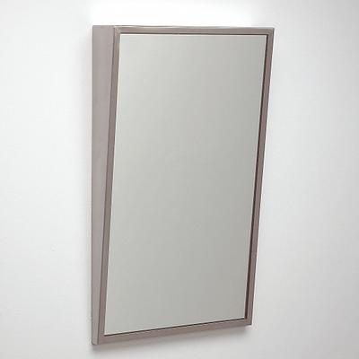 SEE ALL INDUSTRIES Bathroom Mirror: Rectangular, Glass, 36 in Overall Ht, 18 in Overall Wd - Tamper-Resistant Bathroom Mirrors