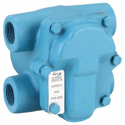 MEPCO Steam Trap: Cast Iron, 1 in FNPT, 1,650 lb/hr, 125 psi Max., 450°F Max. - Cast Iron H-Pattern Float & Thermostatic Steam Traps