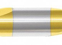 APPROVED VENDOR Square End Mill: Carbide, TiN Coated, Double End, 2 Flute, 1/8" Mill Dia, 1/4" LOC (MPN 234-001041)