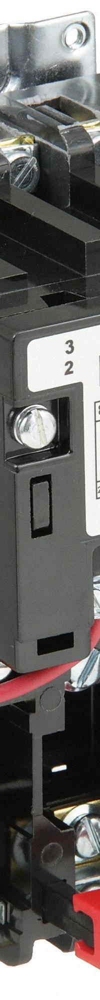 SQUARE D Magnetic Motor Starter: Non-Reversing, 3 Poles, NEMA Size 1, 27 A, 120V AC Coil (MPN 8536SCO3V02S). Key specifications — Brand: SQUARE D; Coil Voltage: 110/120V AC; Phase: Three; Operator: None; Terminal Connection Type: Screw Clamp Terminals; Includes Pilot Light: No; Operator Controls: None; Auxiliary Contacts Included: No Auxiliary Contacts Included.