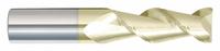 APPROVED VENDOR Corner Radius End Mill: Carbide, ZrN Coated, 2 Flute, 1/2" Mill Dia, 3-1/8" LOC (MPN 282-503125D)