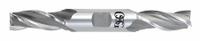 OSG Square End Mill: Cobalt, Double End, 3 Flute, 5/8" Mill Dia, 1-3/8" LOC, 5" OAL (MPN 5322100)