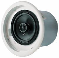 SPECO TECHNOLOGIES In-Ceiling Speaker: Powered, 2-Way, 8 ohm Impedance, 10 1/4 in Overall Wd, 2 PK (MPN SP6NXCTUL). Key specifications — For Location: Indoor; Power Style: Powered.