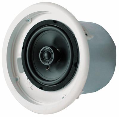 SPECO TECHNOLOGIES In-Ceiling Speaker: Powered, 2-Way, 8 ohm Impedance, 10 1/4 in Overall Wd - Ceiling-Mount Speakers
