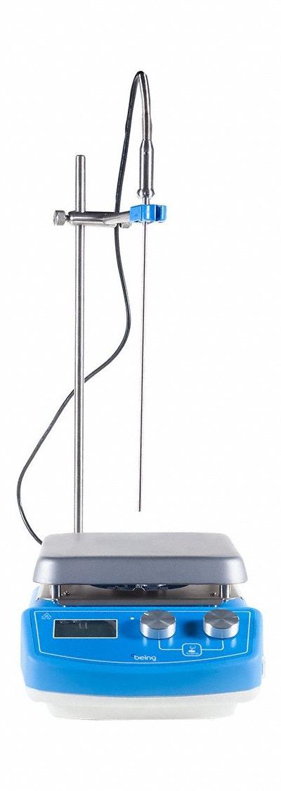 BEING SCIENTIFIC Hot Plate Stirrer: US Std Plug Type - Single-Position Hot Plate Stirrers