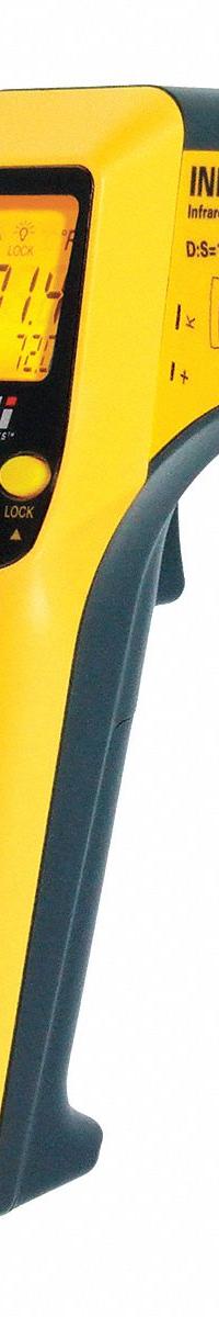UEI TEST INSTRUMENTS Infrared Thermometer: INF195C-N, Avg/Difference/Max Temp/Min Temp, Wireless. Key specifications — Features: Selectable Emissivity; Testing Functions: Minimum Temperature; Temperature Alerts: Low Temperature; Standards: Class II Laser; Resolution °F: 1.0°F; Manufacturer Part Number: INF195C-N; Mounting Style - NEW: Handheld Only; Intrinsic Safety - NEW: Not Specified Intrinsically Safe.