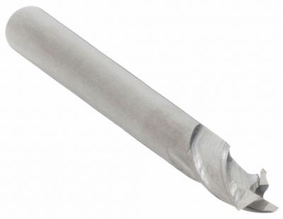 WIDIA HANITA Square End Mill: Carbide, 3 Flute, 1/8" Mill Dia, 1/4" LOC, 1-1/2" OAL (MPN I3S0125T025R) - General Purpose Carbide Square End Mills