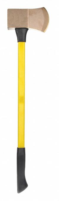 AMPCO Axe: 36 in Overall Lg, 5 in Cutting Edge Lg, 8 lb Head Wt, Aluminum Bronze, Multi-Component (MPN A-6FG). Key specifications — Handle Material: Multi-Component; Blade Material: Aluminum Bronze; Standards: OSHA; Brand: AMPCO.