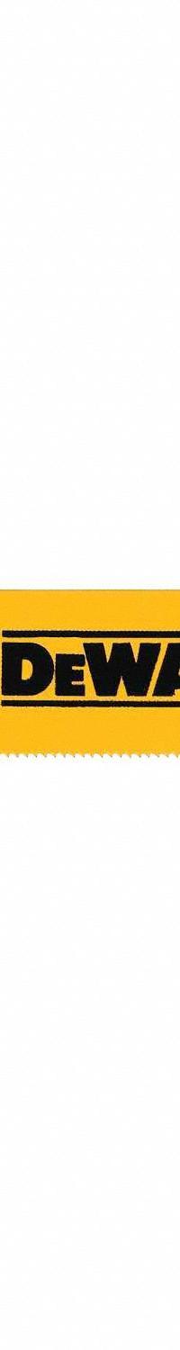 DEWALT Reciprocating Saw Blade: 24 Teeth per Inch, 6 in Blade Lg, 0.04 in Blade Thick, Metal, 25 PK (MPN DW4813B25). Key specifications