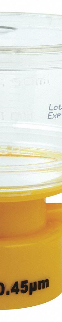 Bottle Top Filter: 0.45 um Max Particle Size, 50 mm Dia, PES, Includes Stopper, Sterile (MPN 11L834). Key specifications — Includes Stopper: Yes; Material: PES (Membrane); Product Type: Bottle Top Filter; Brand: LAB SAFETY SUPPLY.